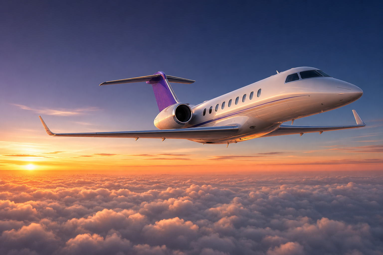 Viktor Jet in flight